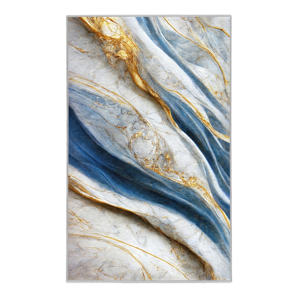 Kék mosható szőnyeg 120x180 cm Golden Spill – Mila Home