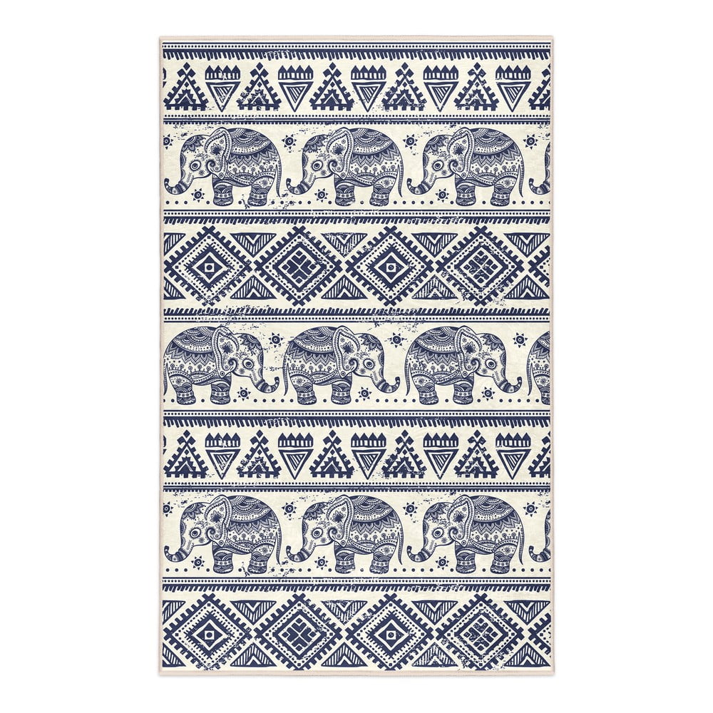 Kék mosható szőnyeg 80x150 cm Elephant – Mila Home