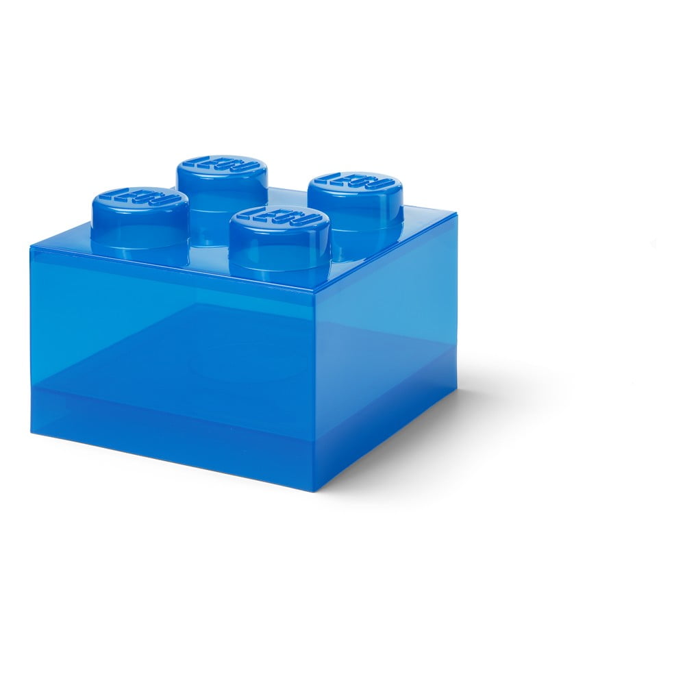 Kék műanyag gyerek tárolódoboz 25x25x18 cm – LEGO®
