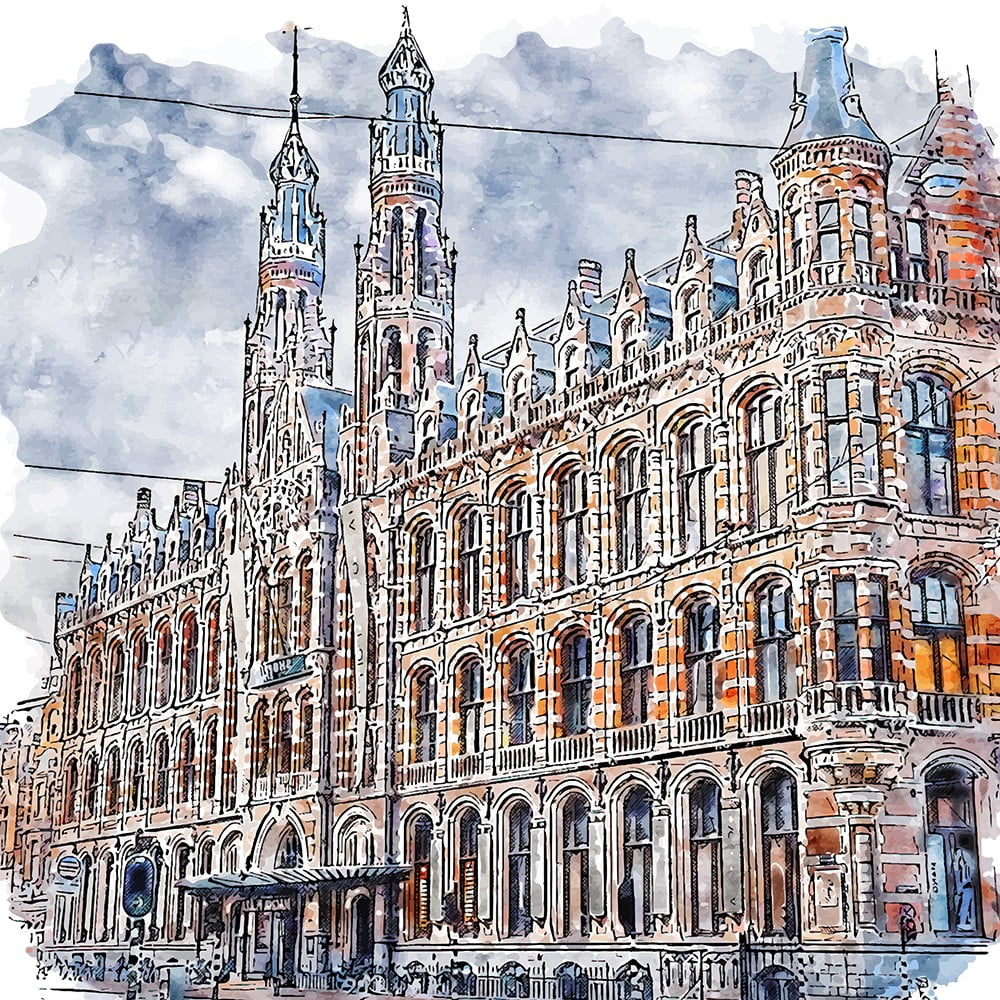 Kép 50x50 cm Amsterdam – Fedkolor
