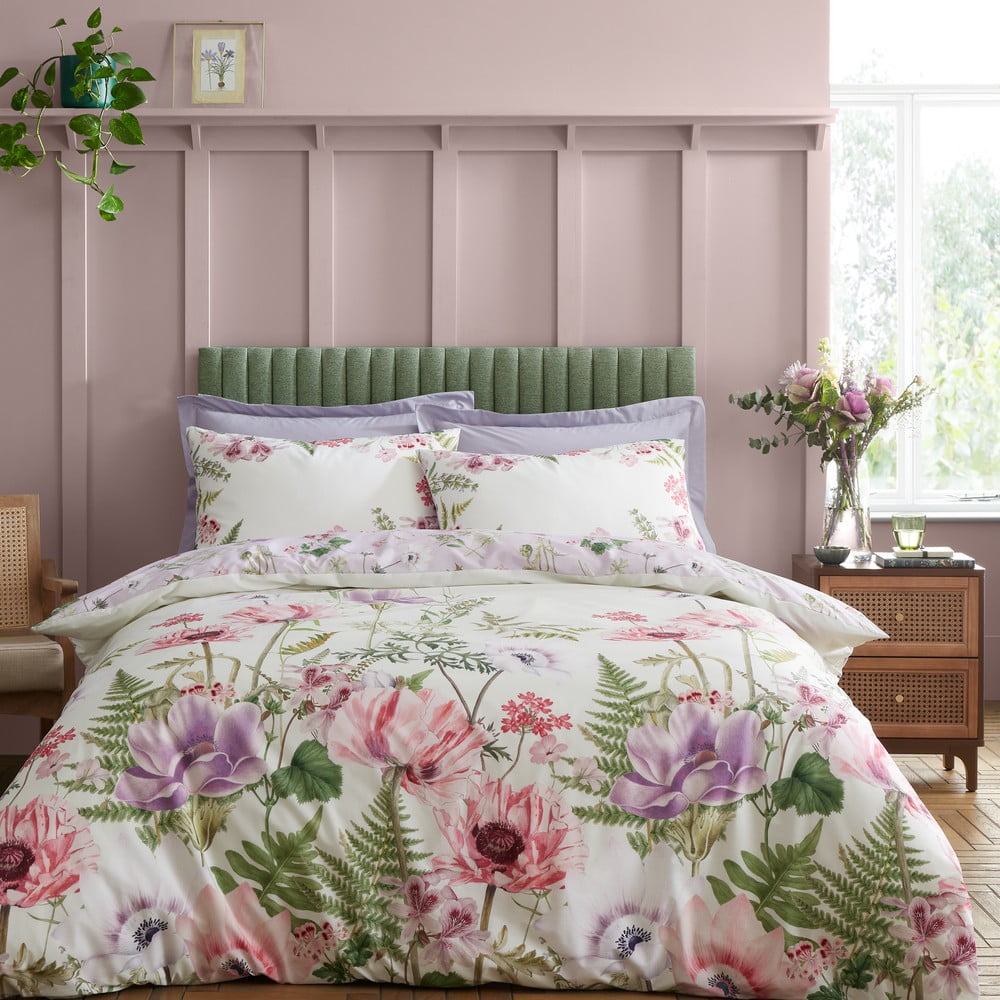 Kétszemélyes hosszabbított pamut ágyneműhuzat 230x220 cm Serenity Garden – RHS