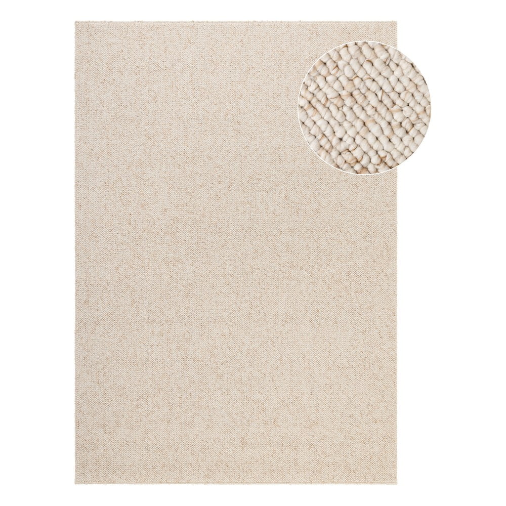 Krémszínű mosható szőnyeg 80x150 cm Rocco Cream – Elle Decoration