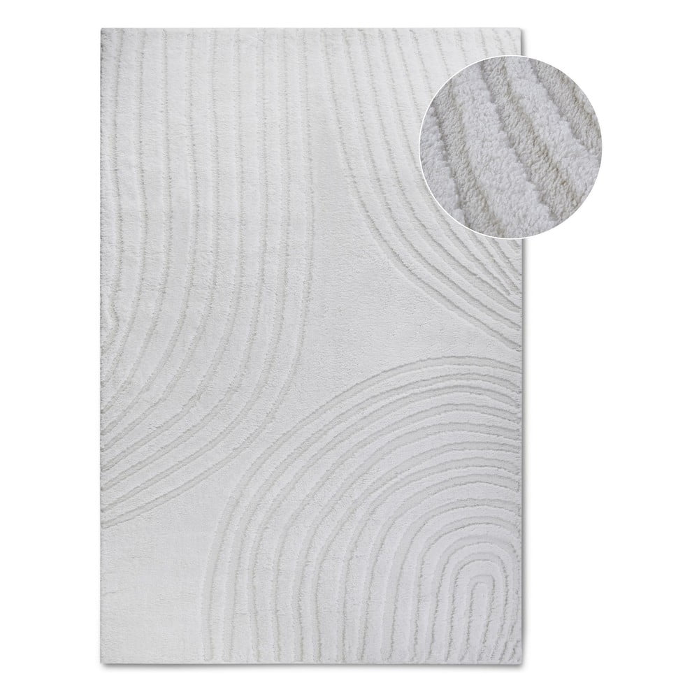 Krémszínű szőnyeg 80x120 cm Pigment Cream White – Elle Decoration