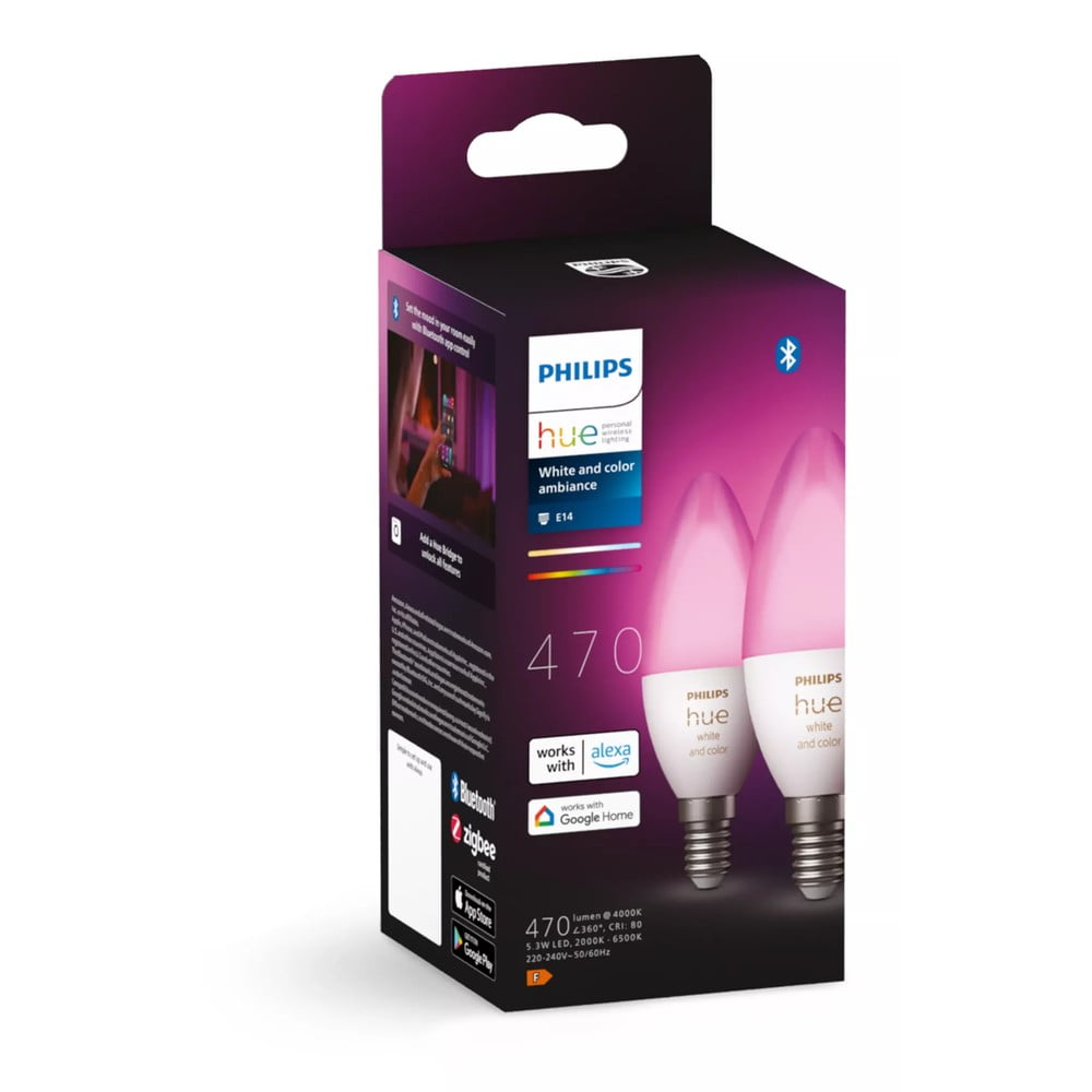 LED okos izzó szett 2 db-os E14