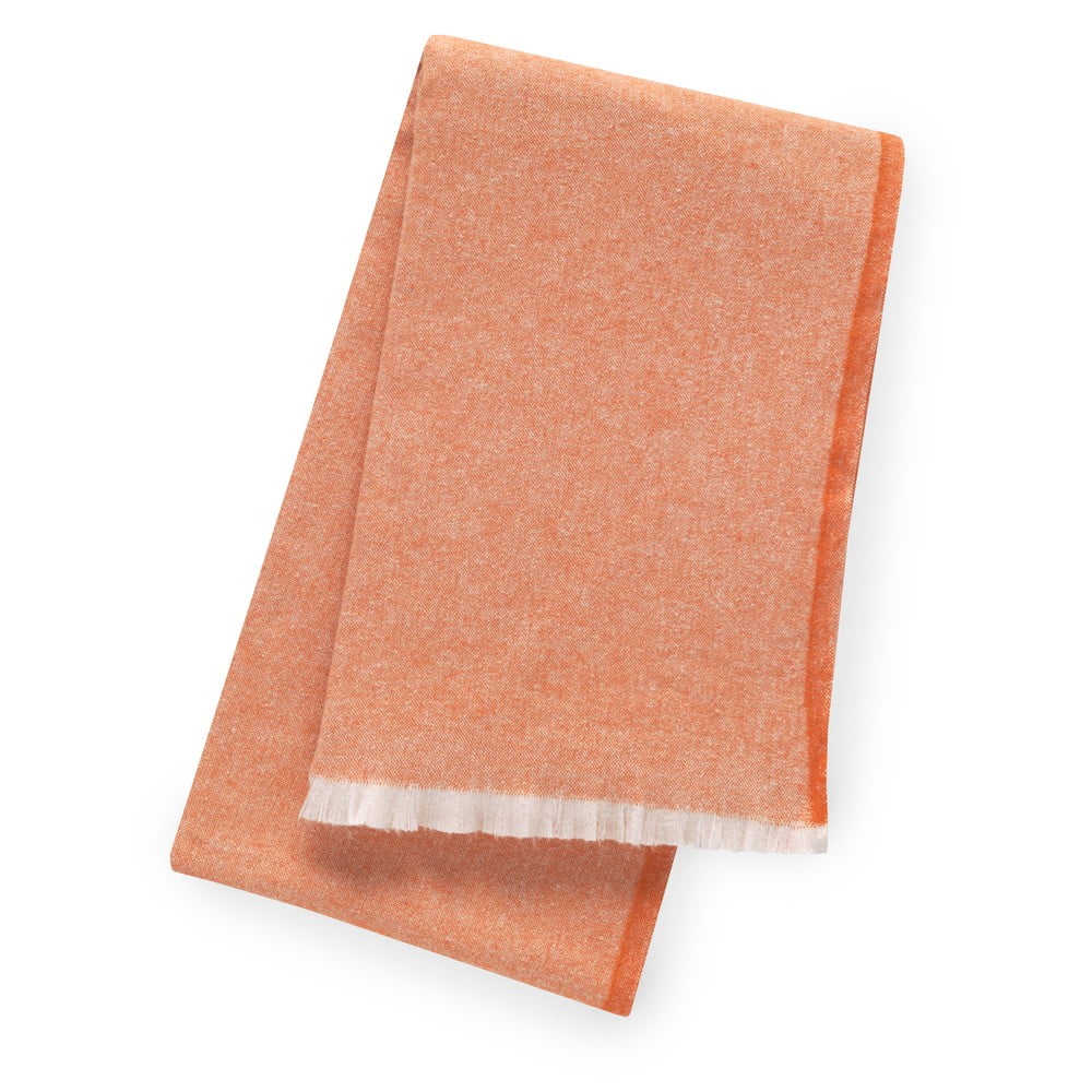 Linen narancssárga pléd