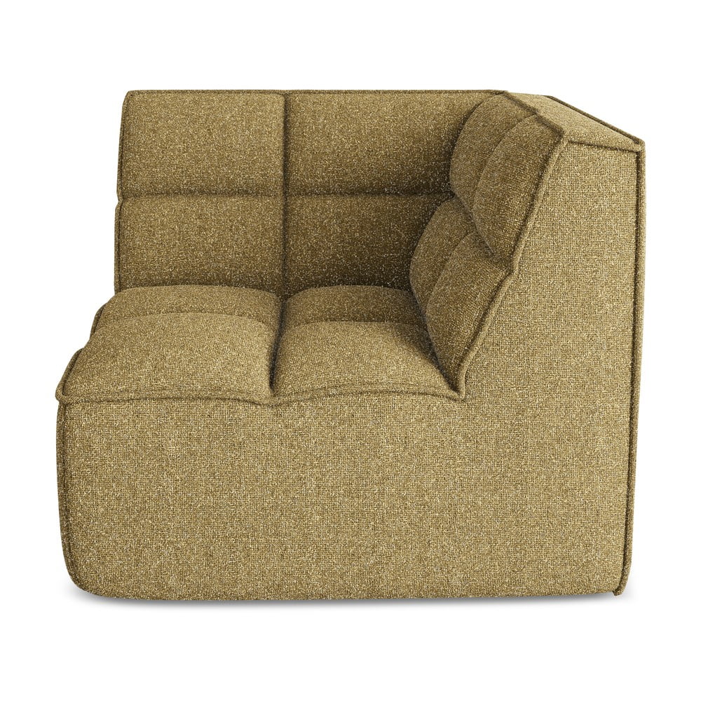 Mustársárga kanapé modul Kalai – Makamii