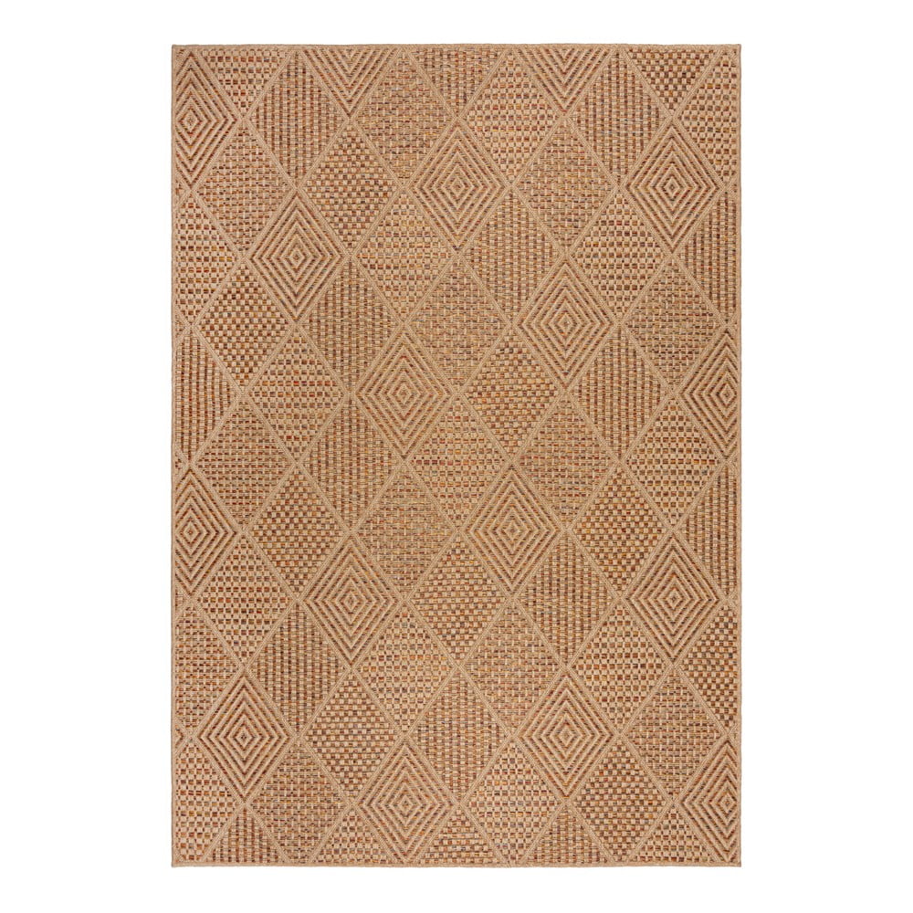 Natúr színű kültéri-beltéri szőnyeg 120x170 cm Nora Diamond – Flair Rugs