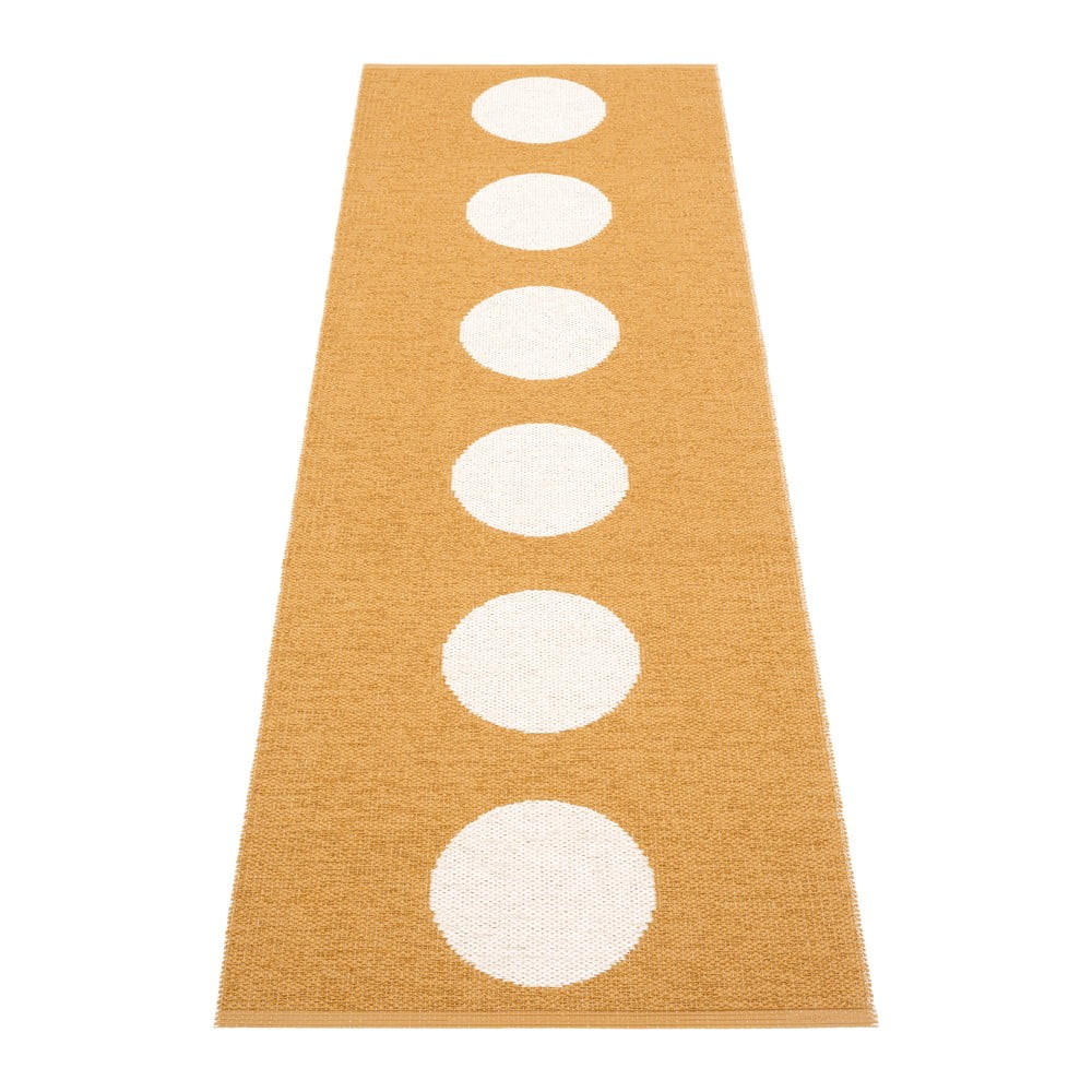 Okkersárga kültéri-beltéri futószőnyeg 70x225 cm Vera Ochre – Pappelina