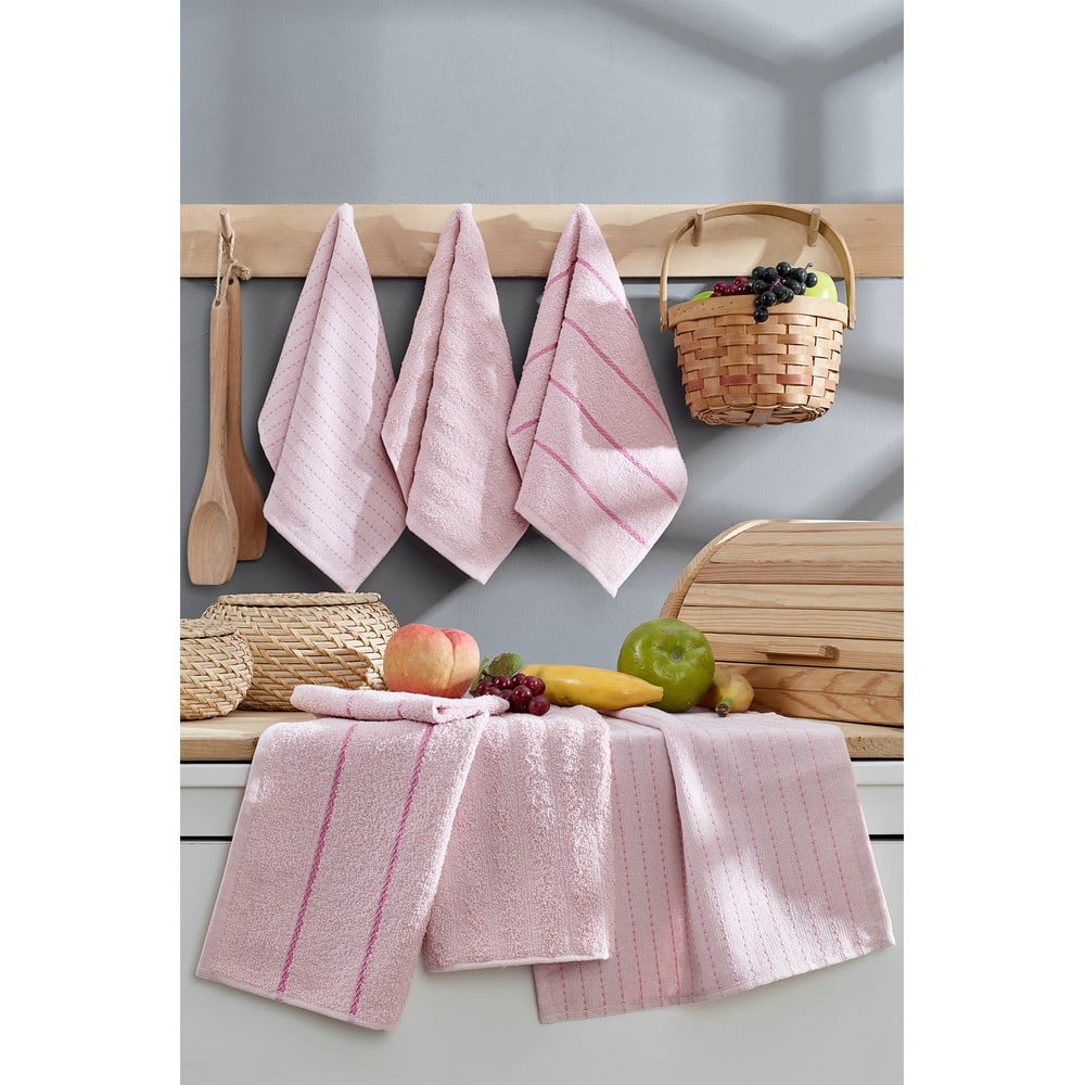 Pamut konyharuha szett 6 db-os 30x50 cm Sofya – Foutastic