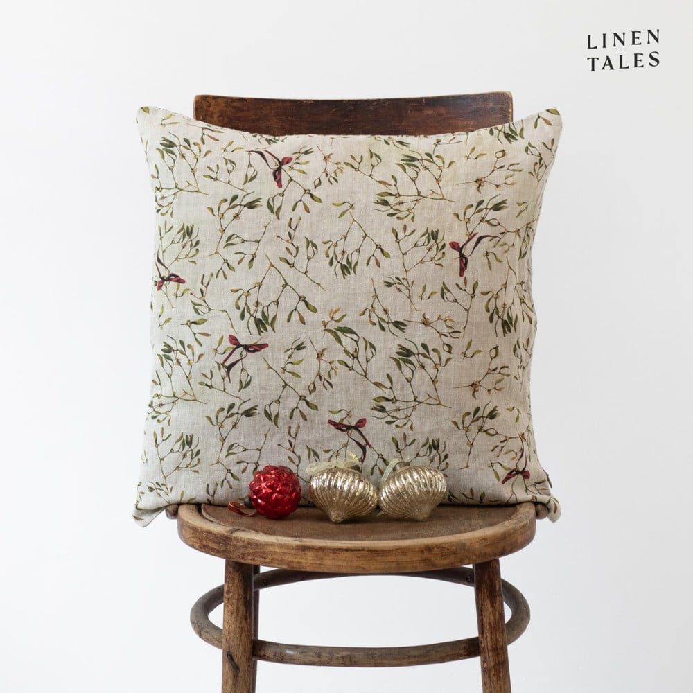 Párnahuzat karácsonyi mintával 40x60 cm – Linen Tales
