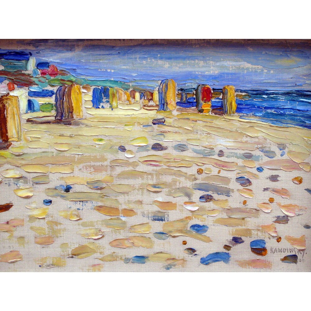 Reprodukciós kép 40x30 cm Holland - Beach Chairs