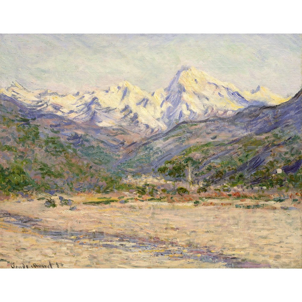 Reprodukciós kép 70x55 cm The Valley of the Nervia