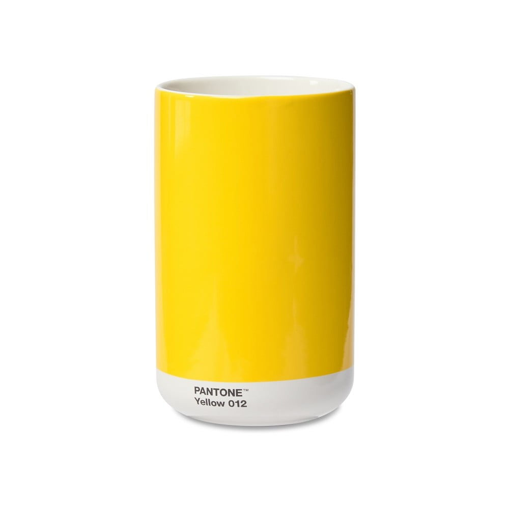 Sárga kerámia váza Yellow 012 – Pantone