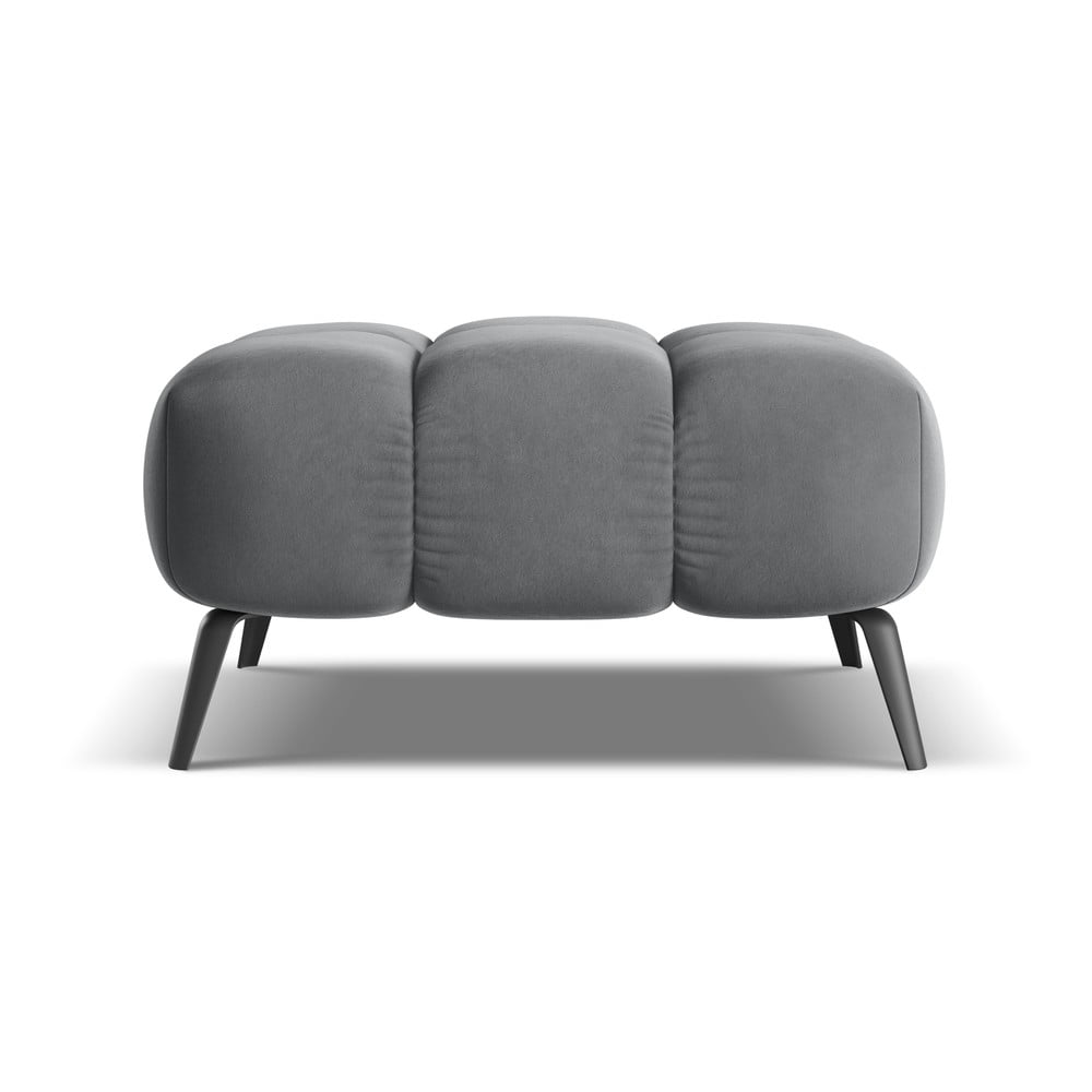 Szürke bársony lábtartó Nalu – Makamii