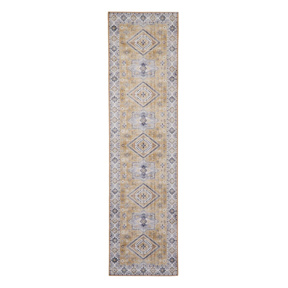 Szürke-bézs futószőnyeg 60x225 cm Topaz – Think Rugs
