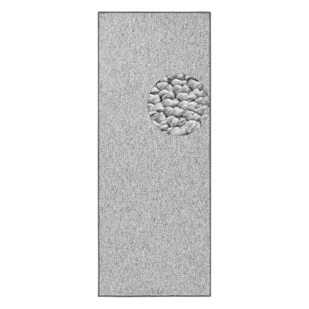 Szürke futószőnyeg 80x300 cm Wolly – BT Carpet