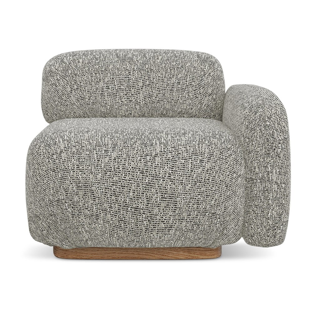 Szürke kanapé modul (jobb oldali) Ailani – Makamii