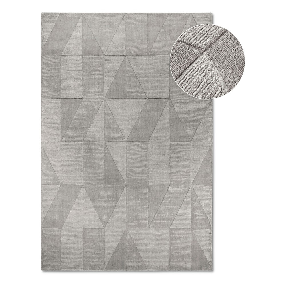 Szürke kézi szövésű gyapjú szőnyeg 120x170 cm Ursule – Villeroy&Boch