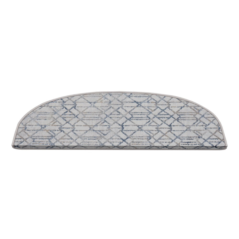 Szürke lépcsőszőnyeg szett 16 db-os 20x65 cm Cottage Warmth – Vitaus