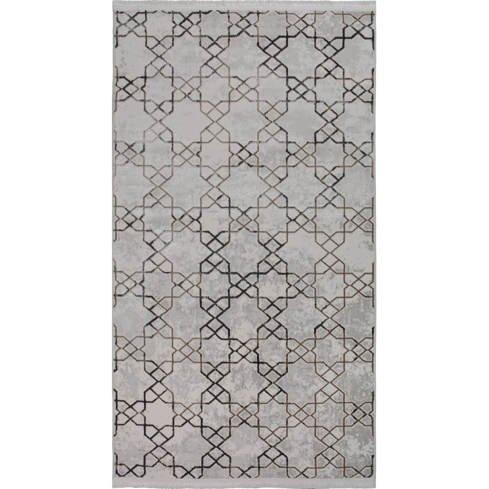 Szürke mosható futószőnyeg 80x200 cm Kahve – Vitaus