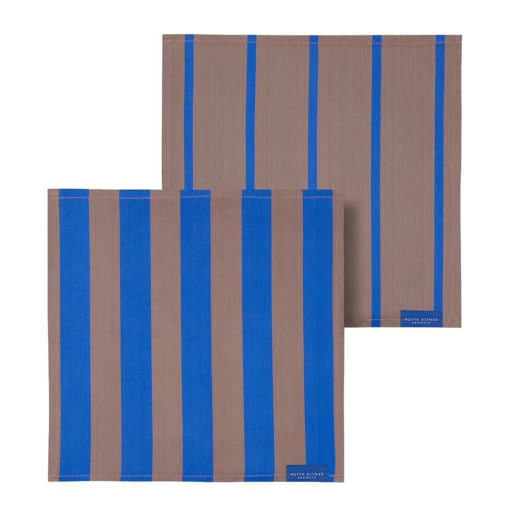 Textil szalvéta szett 2 db-os Stripes – Mette Ditmer Denmark