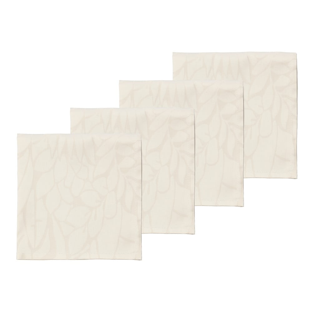 Textil szalvéta szett 4 db-os Abstract leaves – Södahl