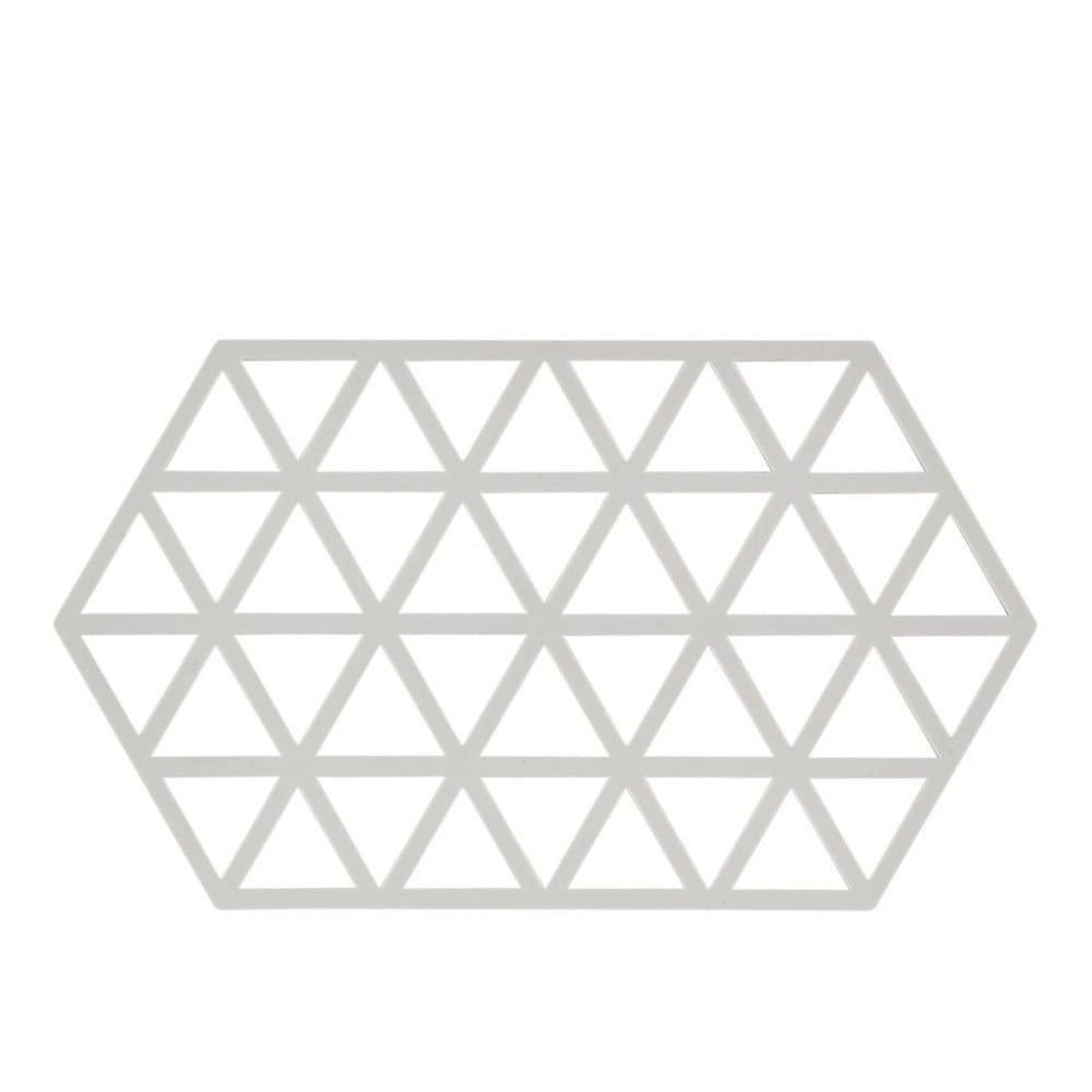 Triangles világosszürke szilikon edényalátét - Zone