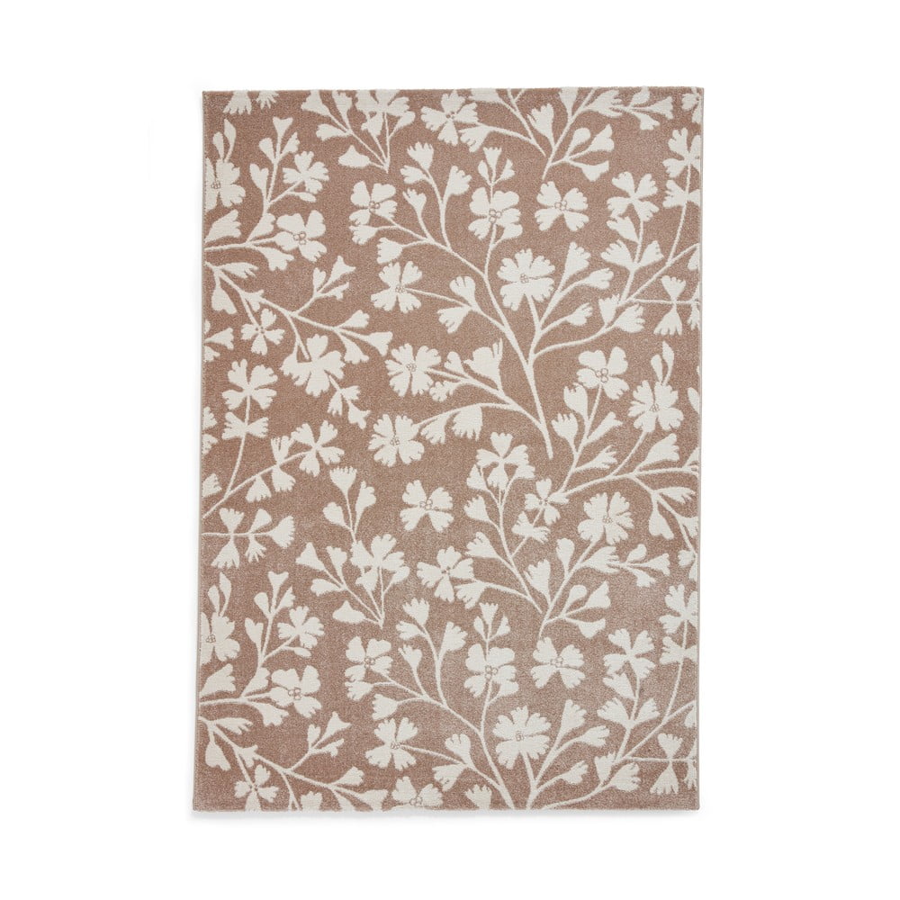 Világosbarna szőnyeg 160x230 cm Grace Floral – Catherine Lansfield