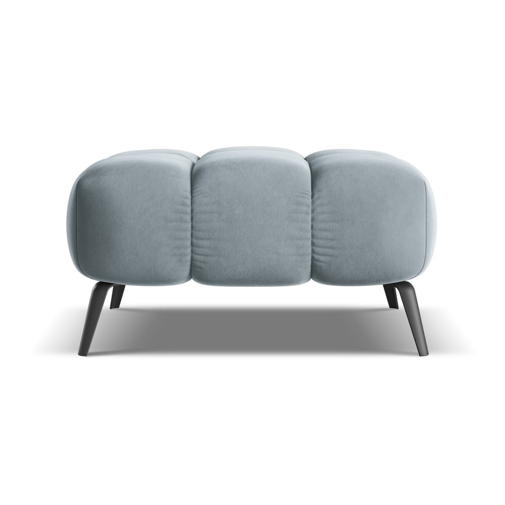 Világoskék bársony lábtartó Nalu – Makamii