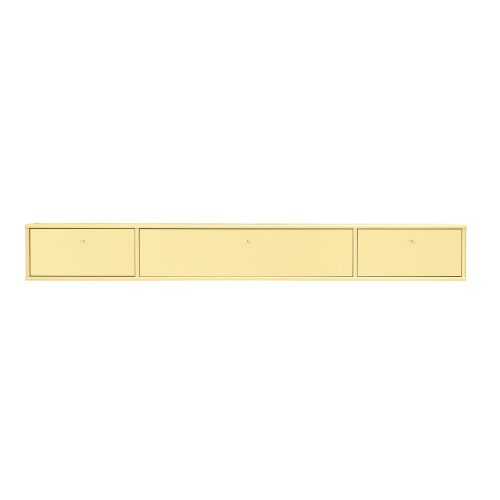 Világossárga TV-állvány 176x22 cm Mistral – Hammel Furniture