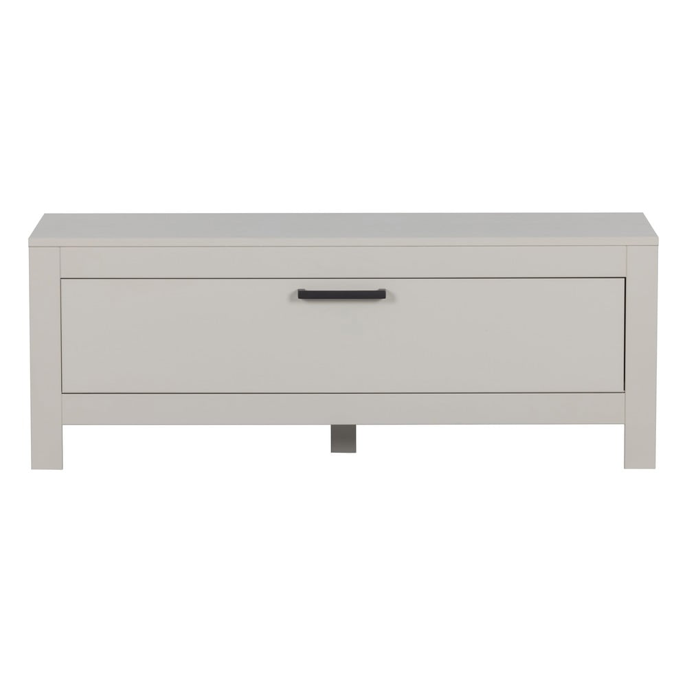 Világosszürke borovi fenyő TV-állvány 120x45 cm Bonk – Basiclabel
