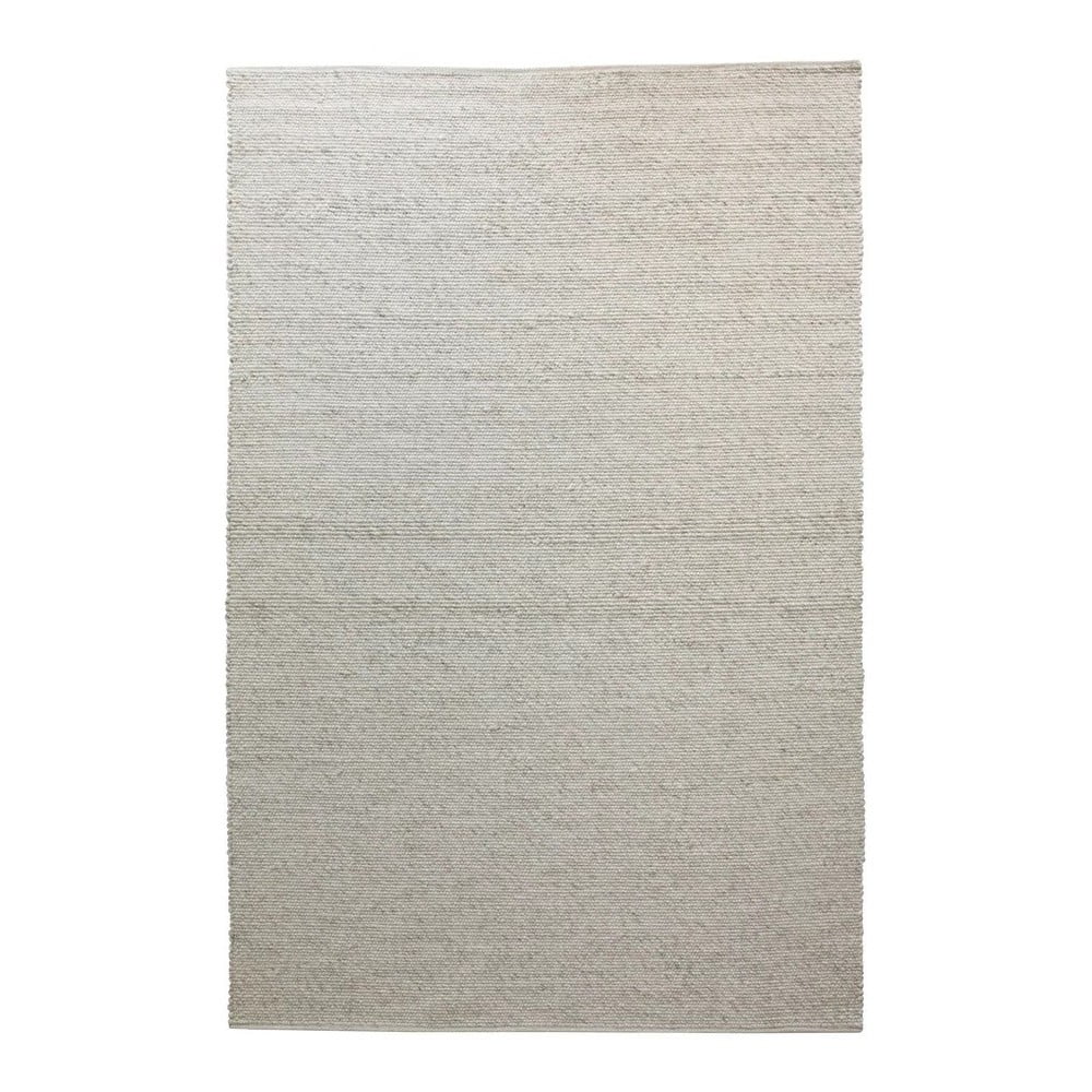 Világosszürke gyapjú szőnyeg 290x200 cm Auckland - Rowico