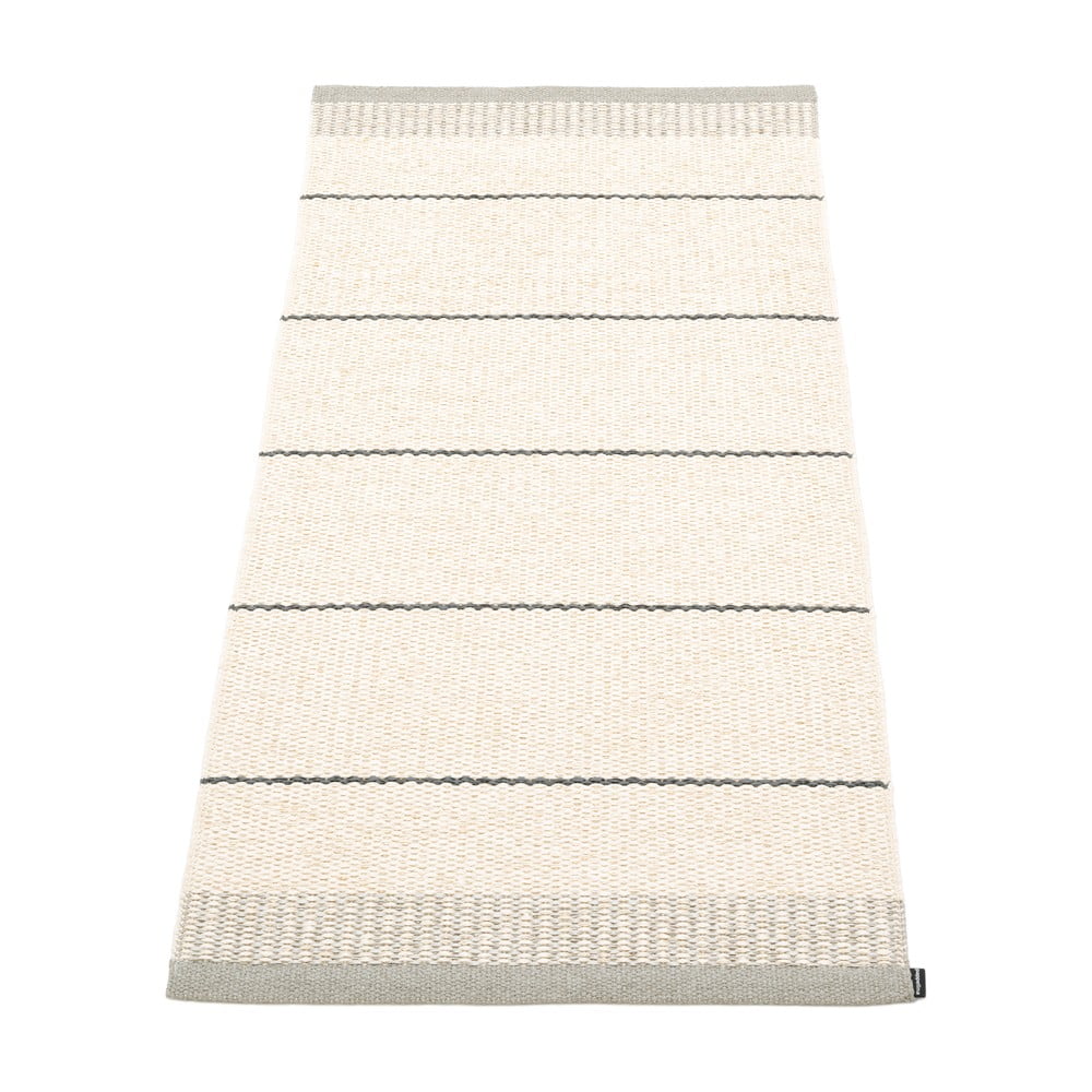 Világosszürke-krémszínű kültéri-beltéri szőnyeg 60x125 cm Belle Warm Grey – Pappelina