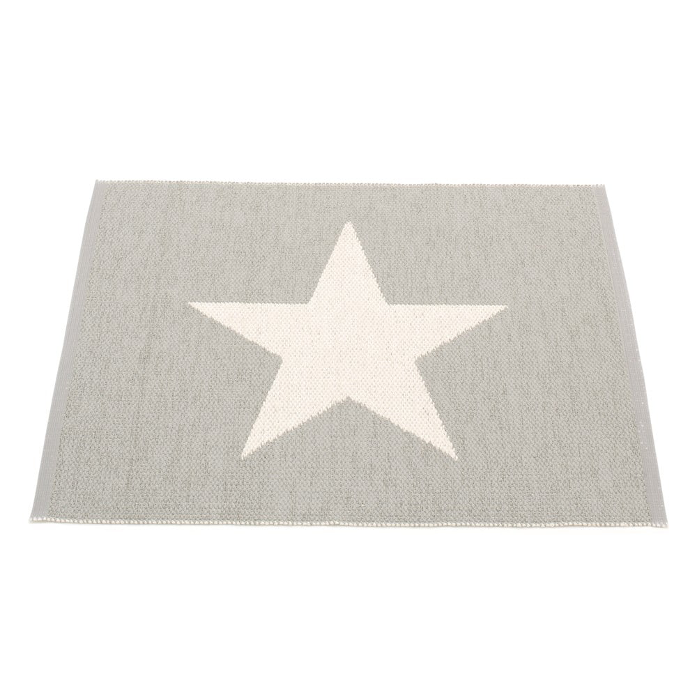 Világosszürke kültéri-beltéri szőnyeg 70x90 cm Viggo Warm Grey – Pappelina