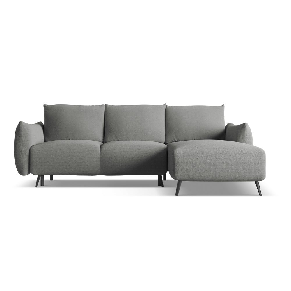 Világosszürke sarokkanapé (jobb oldali) Malie – Makamii