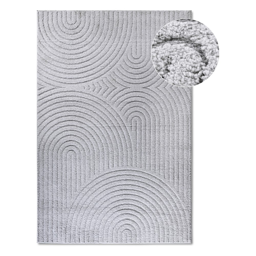 Világosszürke szőnyeg 80x120 cm Panglao New York Light Grey – Elle Decoration