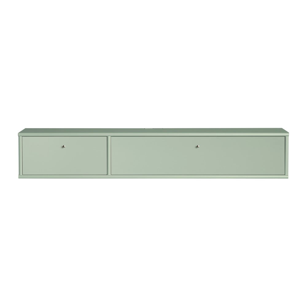 Világoszöld TV-állvány 136x22 cm Mistral – Hammel Furniture