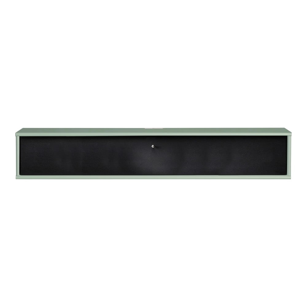 Világoszöld-fekete TV-állvány 133x22 cm Mistral – Hammel Furniture