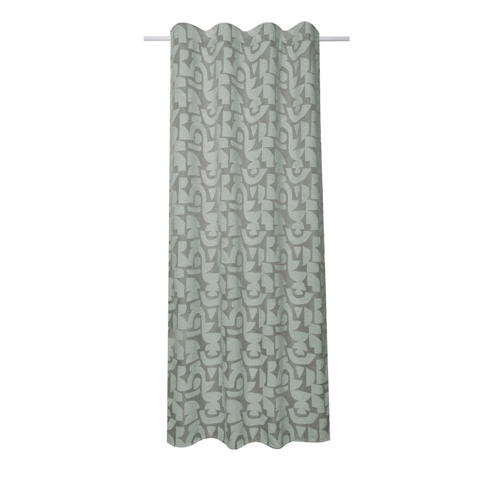 Zöld jacquard függöny 135x245 cm Dekor – Sehlbach