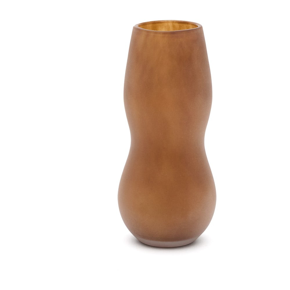 Barna üveg váza (magasság 32 cm) Crila – Kave Home