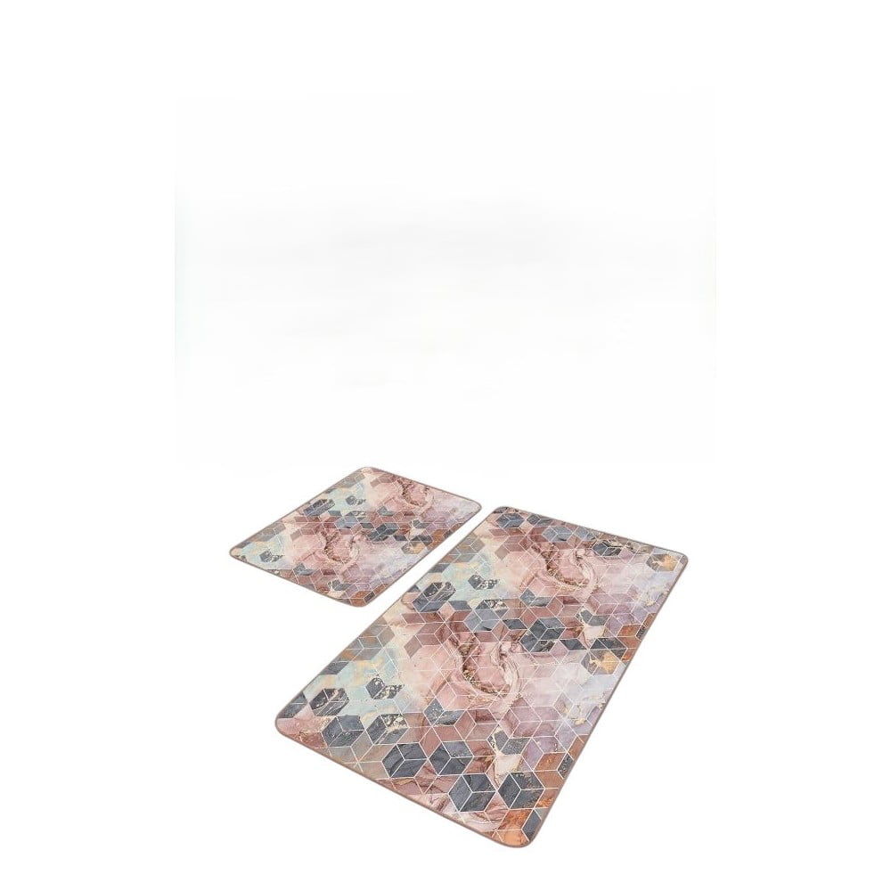 Bársony fürdőszobai kilépő szett 2 db-os 60x100 cm – Mila Home