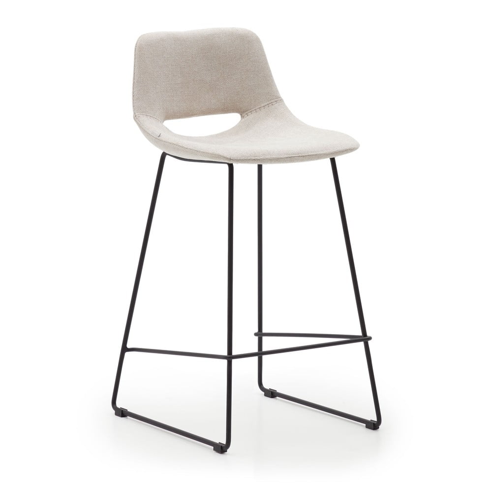 Bézs bárszék (ülésmagasság 65 cm) Zahara – Kave Home