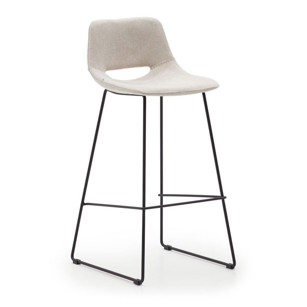 Bézs bárszék (ülésmagasság 76 cm) Zahara – Kave Home