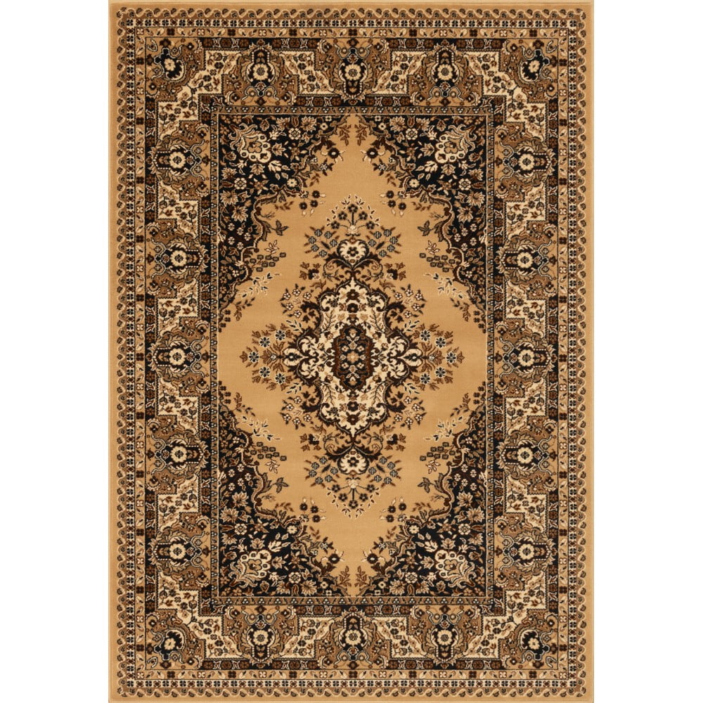 Bézs-borostyán színű szőnyeg 170x240 cm Fatima S Beige – FD