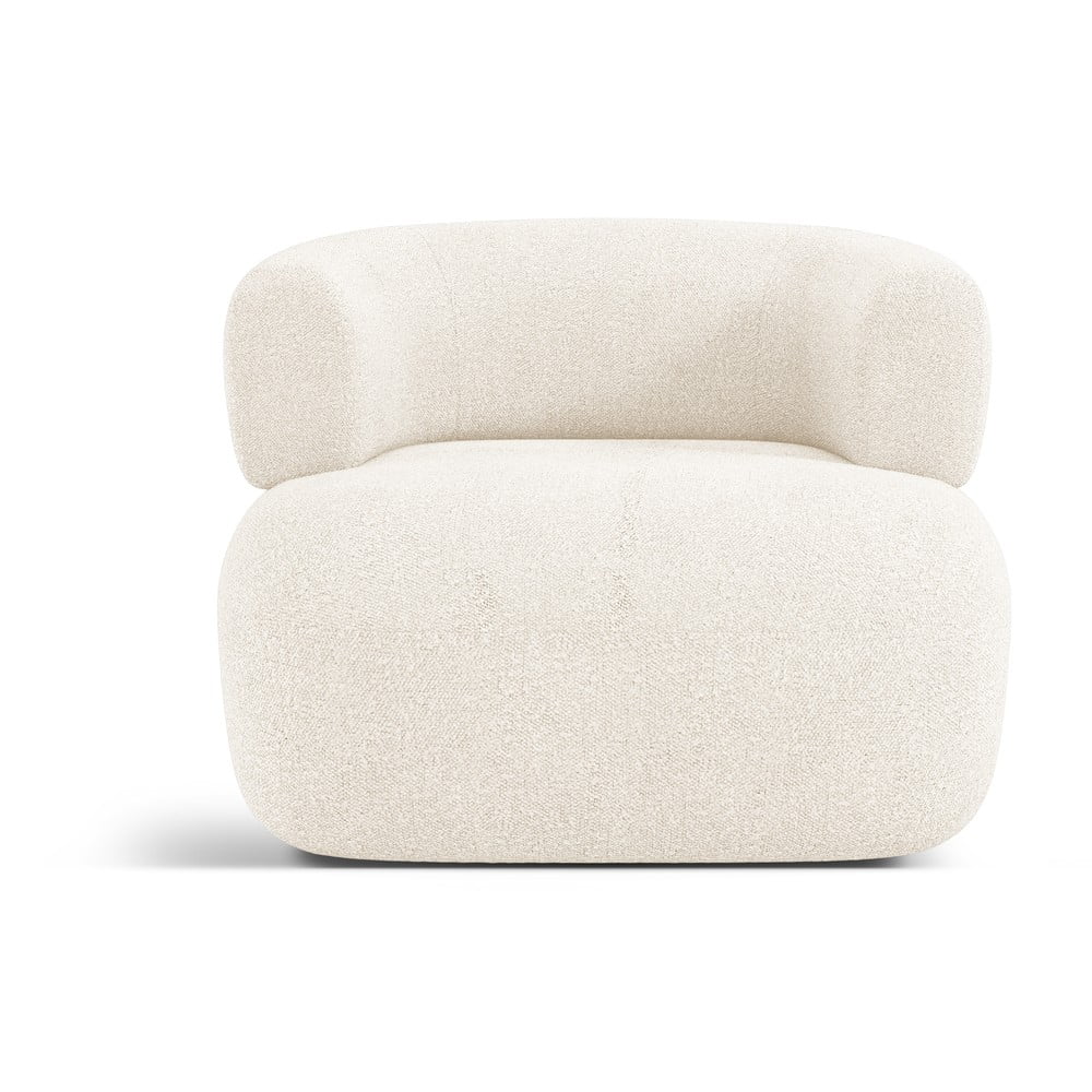 Bézs buklé fotel Jenny – Micadoni Home