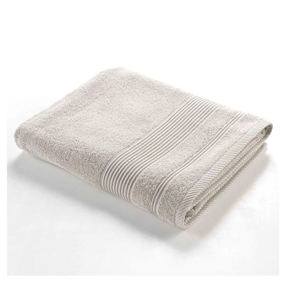 Bézs frottír pamut fürdőlepedő 90x150 cm Tendresse – douceur d'intérieur