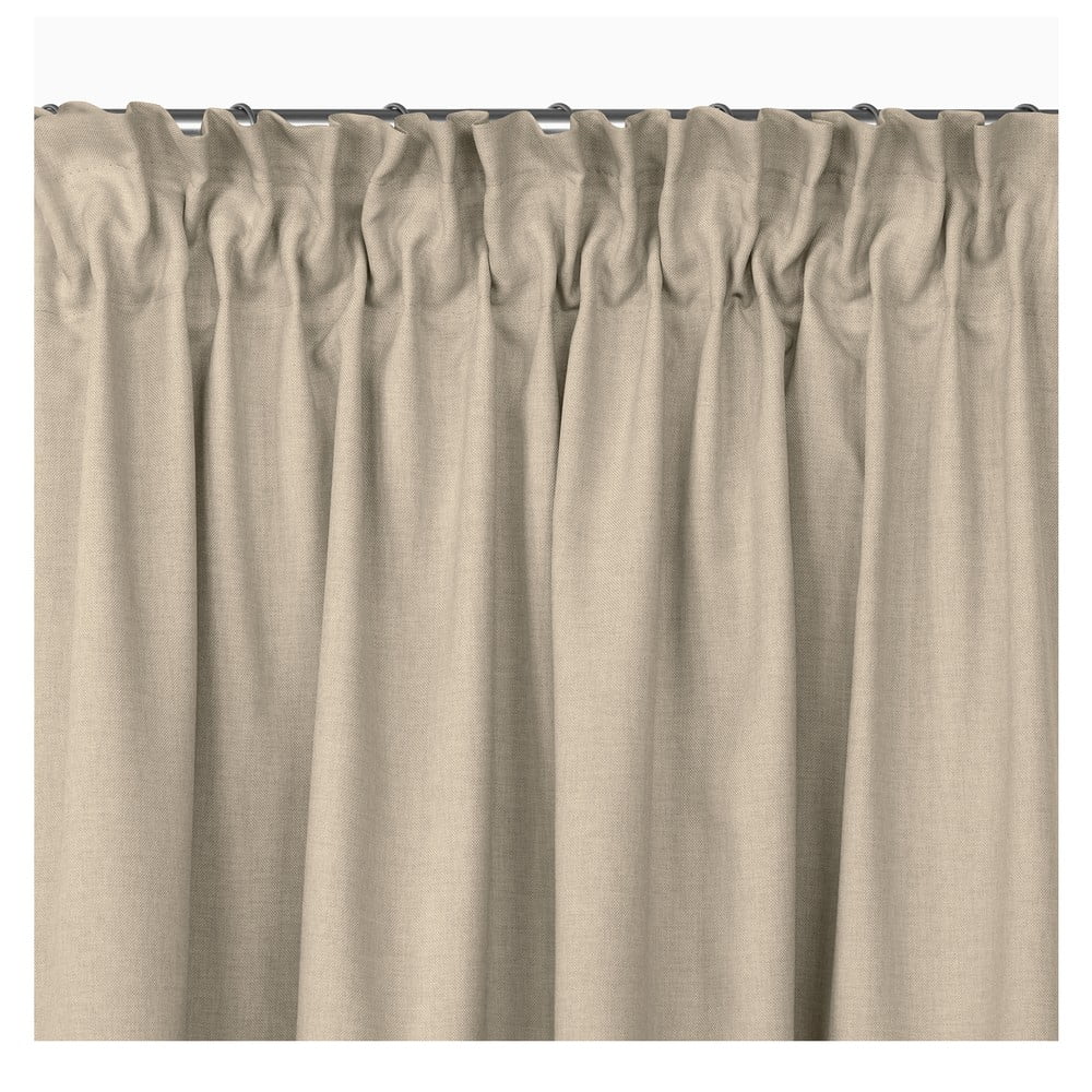 Bézs függöny 140x245 cm Carmena – Homede