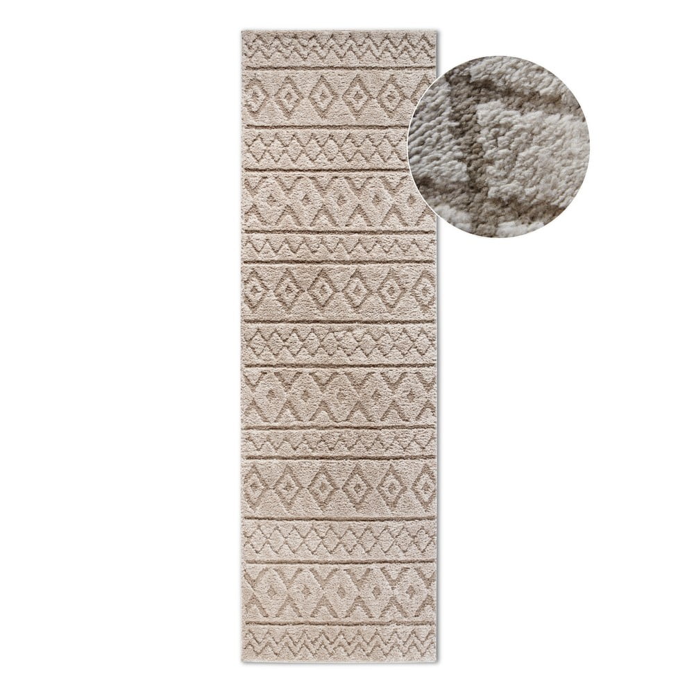 Bézs futószőnyeg 80x240 cm Carpet Itinerance Beige – Elle Decoration