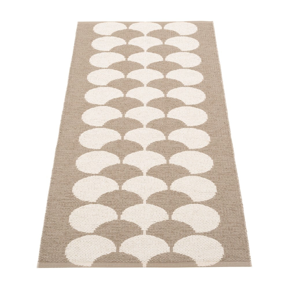 Bézs-krémszínű kültéri-beltéri futószőnyeg 70x150 cm Poppy Potato – Pappelina