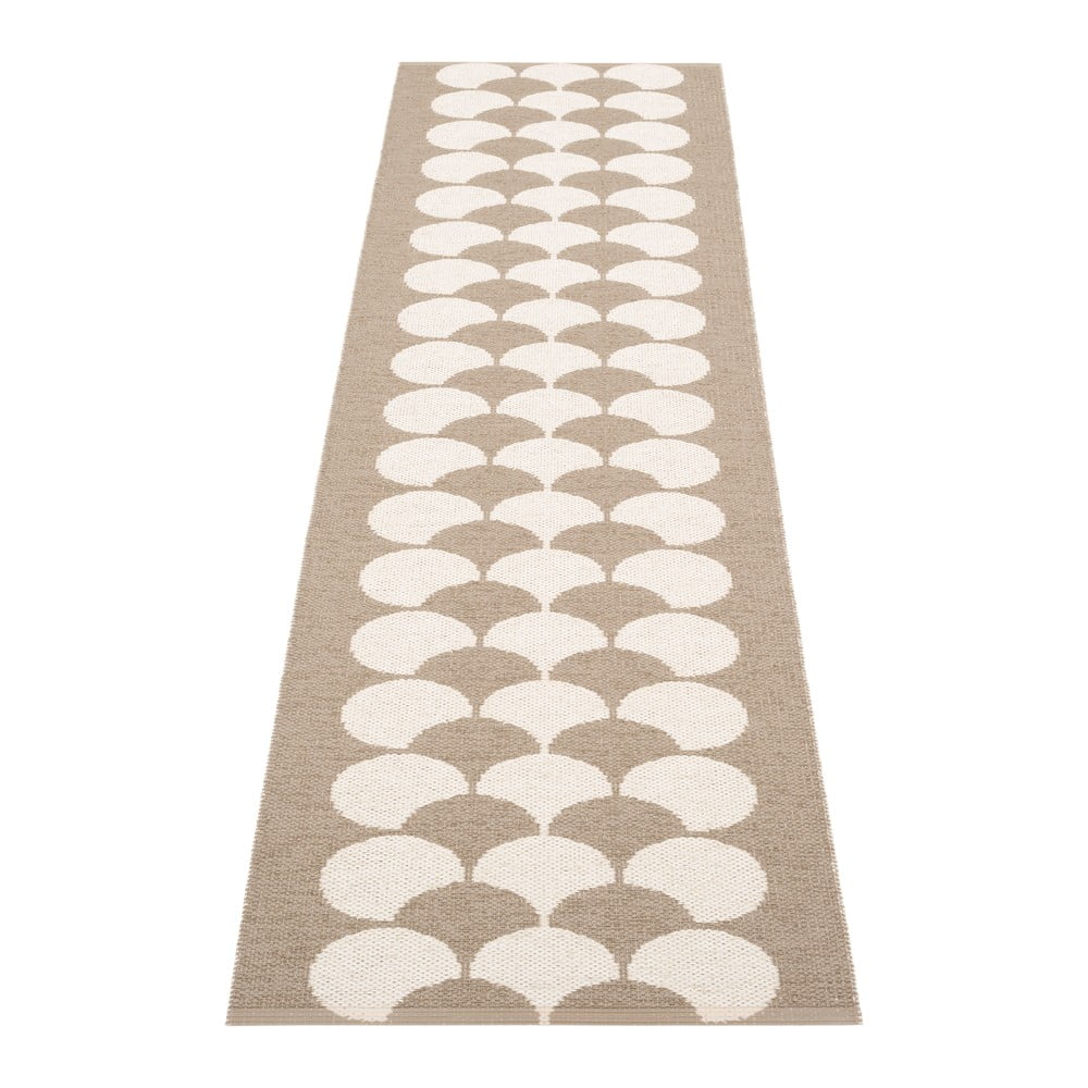 Bézs-krémszínű kültéri-beltéri futószőnyeg 70x250 cm Poppy Potato – Pappelina